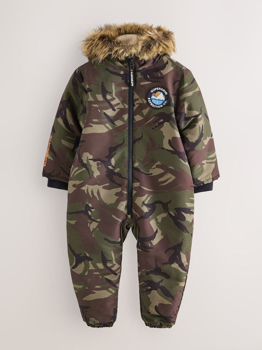 Superdry Camouflage Everest Snowsuit