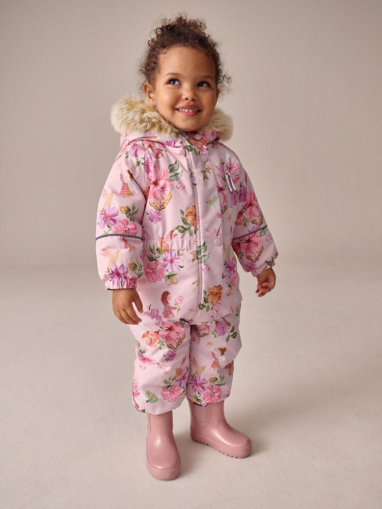 Pink Fairy Waterproof Printed Snowsuit (3mths-7yrs)