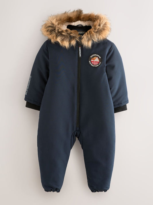 Superdry Navy Everest Snowsuit