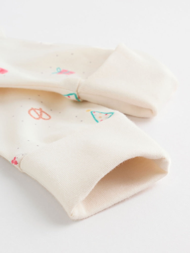 Red Baby Christmas Sleepsuits 3 Pack (0mths-3yrs)