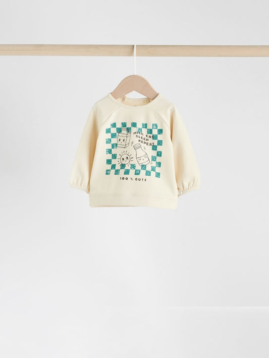 Blue/Green Milk Club Baby Top & Leggings 6