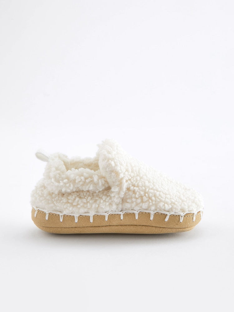 Neutral Cosy Slip-On Baby Shoes (0-24mths)