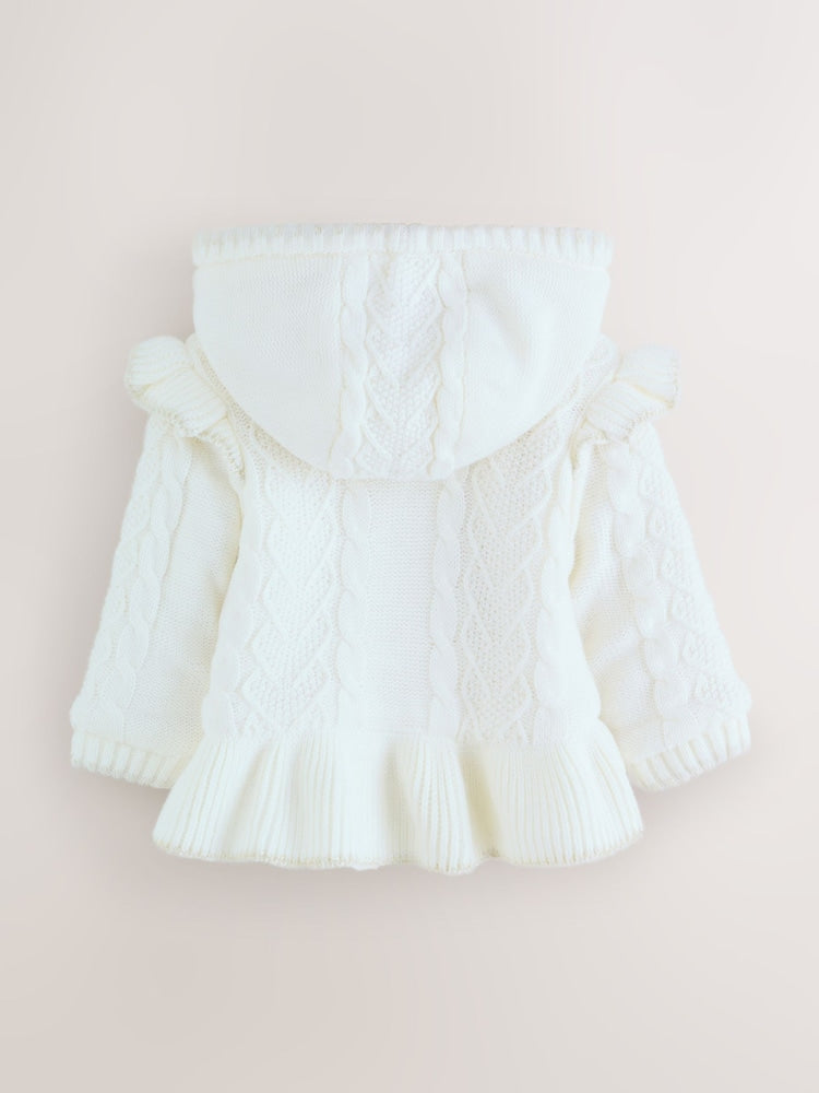 Baker by Ted Baker Knitted Bow Detail Coatigan