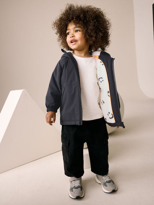 Black Shower Resistant Coat (3mths-7yrs)