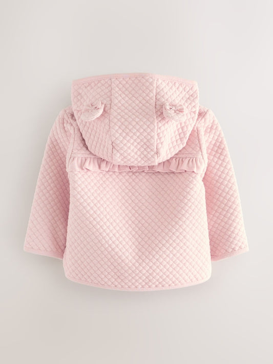 Baker by Ted Baker Lurex Quilted Hooded Jacket