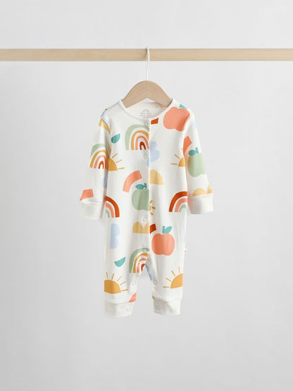 Yellow Baby Footless Character Sleepsuits 3 Pack (0mths-3yrs)