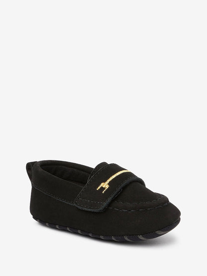 Black Snaffle Baby Shoes (0-24mths)