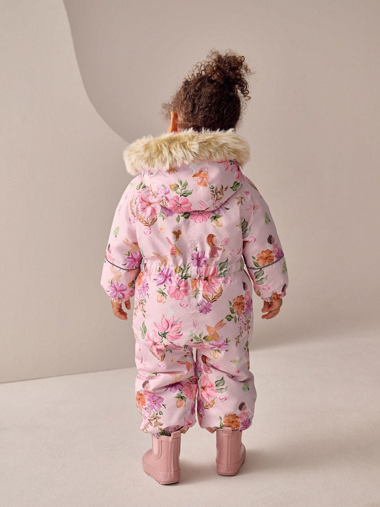 Pink Fairy Waterproof Printed Snowsuit (3mths-7yrs)