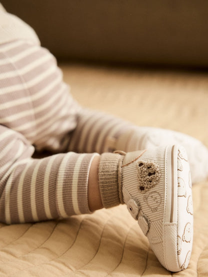 Neutral Bear Baby Touch Fastening Trainers (0-2mths)