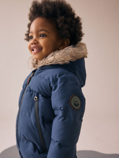 Navy Waterproof Padded Snowsuit (3mths-7yrs)