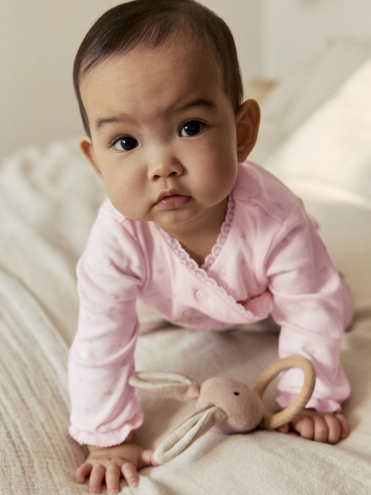 Pink Mummy Family Baby Sleepsuit (0-2yrs)