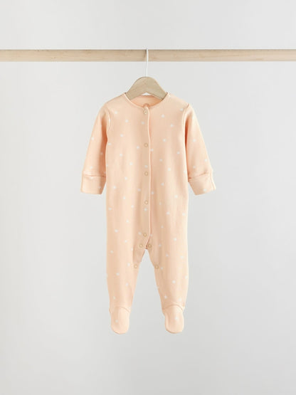 Neutral Bear Character Sleepsuits 5 Pack (0mths-2yrs)