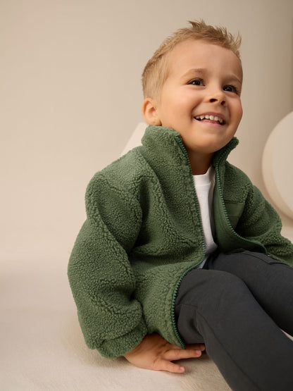 Minerals Plain Funnel Neck Fleece Zip Through Fleece (3mths-7yrs)