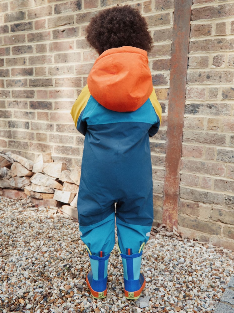 Navy Colourblock Waterproof Snowsuit (3mths-7yrs)