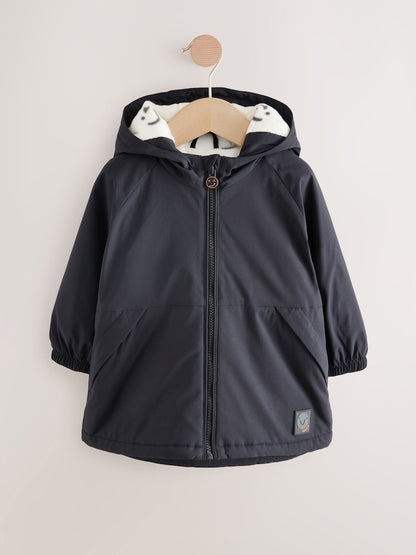 Black Shower Resistant Coat (3mths-7yrs)