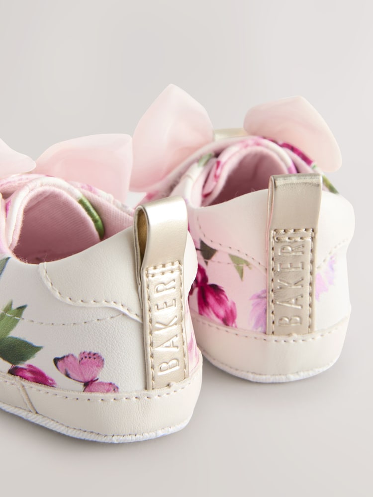 Baker by Ted Baker Baby Girls Organza Bow Padders Trainers