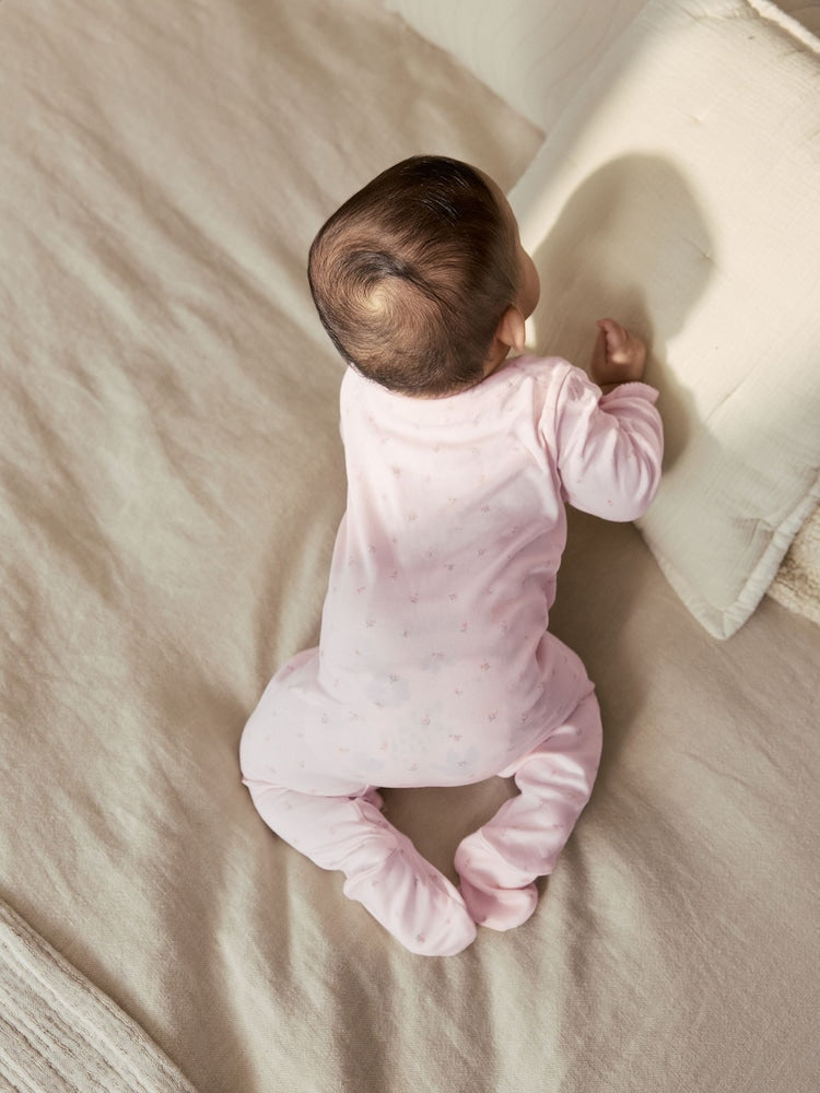 Pink Mummy Family Baby Sleepsuit (0-2yrs)