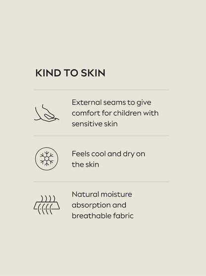 White Kind to Skin Baby Sleepsuits 3 Pack (0-2yrs)