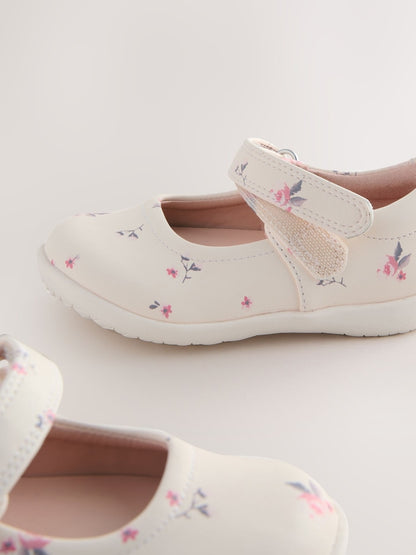 Neutral Standard Fit (F) First Walker Mary Jane Shoes