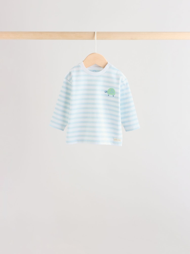 Blue Safari Baby Top & Leggings 6 Piece Set