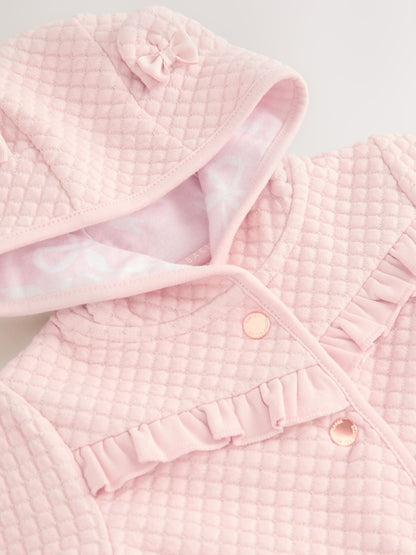 Baker by Ted Baker Lurex Quilted Hooded Jacket