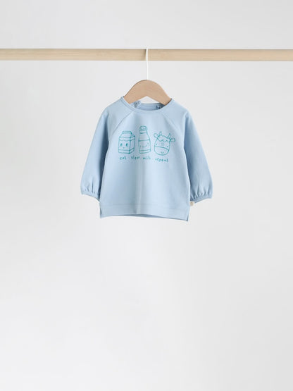 Blue/Green Milk Club Baby Top & Leggings 6