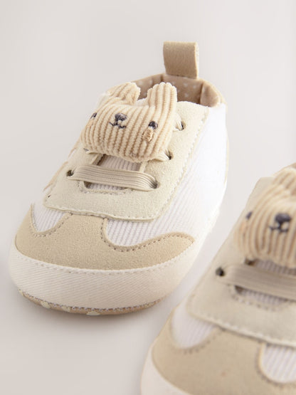 Neutral Bunny Baby Trainers (0-24mths)