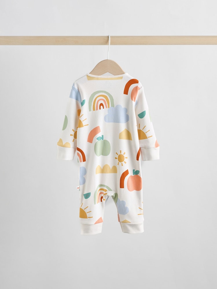 Yellow Baby Footless Character Sleepsuits 3 Pack (0mths-3yrs)