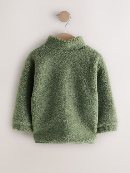 Minerals Plain Funnel Neck Fleece Zip Through Fleece (3mths-7yrs)