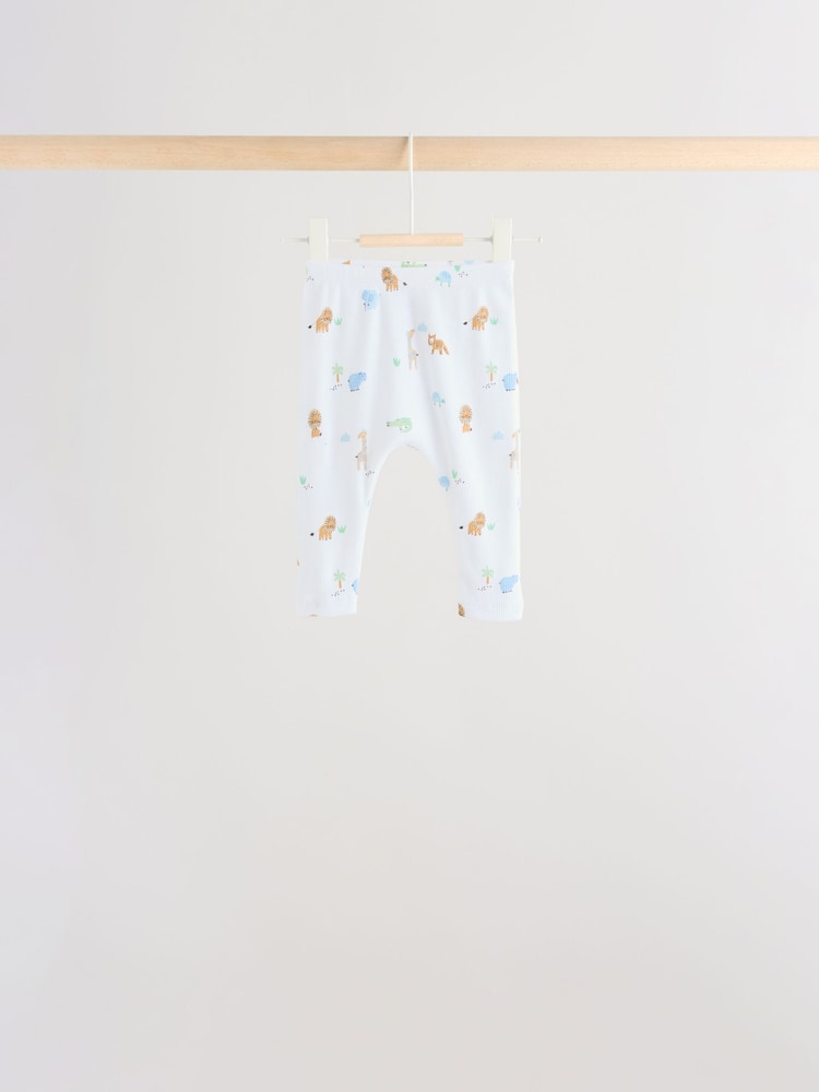 Blue Safari Baby Top & Leggings 6 Piece Set