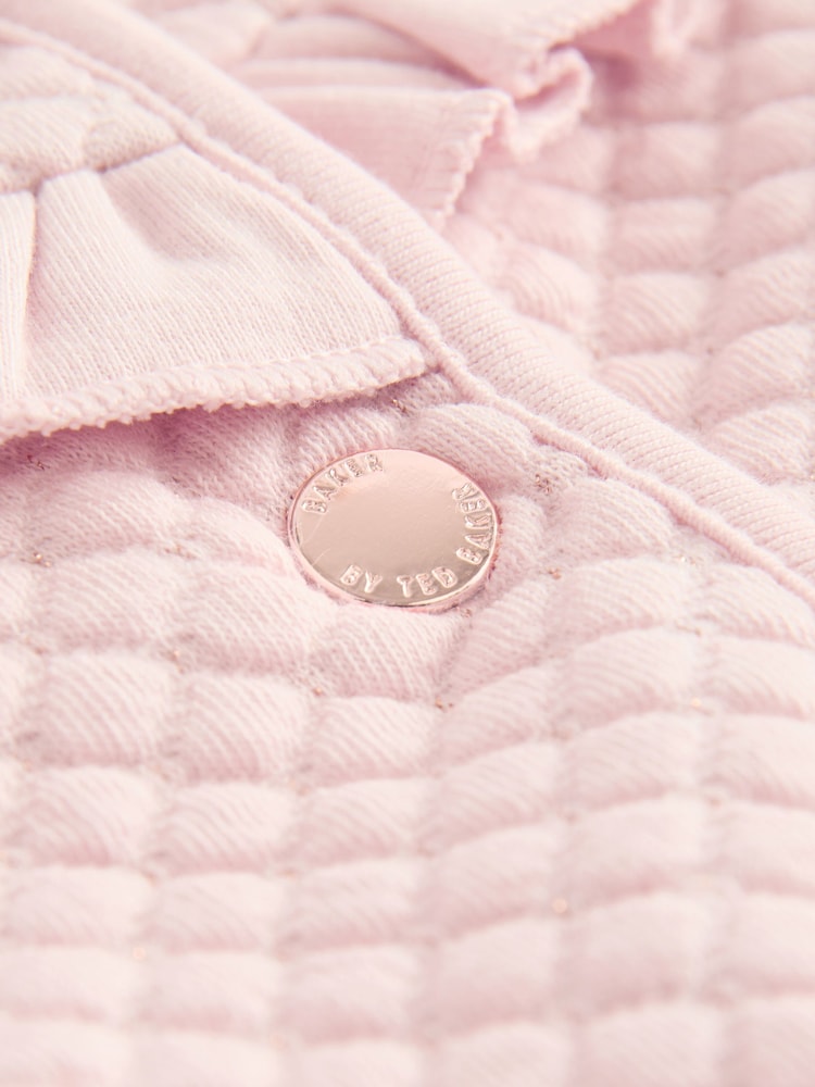 Baker by Ted Baker Lurex Quilted Hooded Jacket