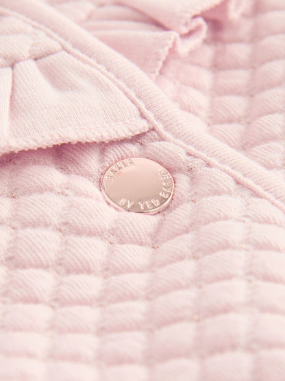 Baker by Ted Baker Lurex Quilted Hooded Jacket