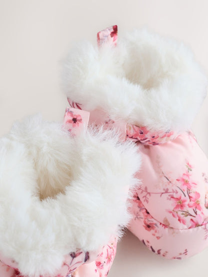 Pink Baby Snowboots (0-24mths)