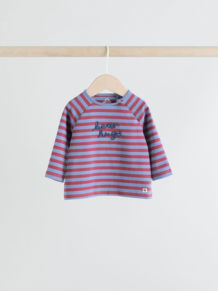 Navy/Brown Bear Tops and Leggings 6 Piece Baby Set (0mths-3yrs)