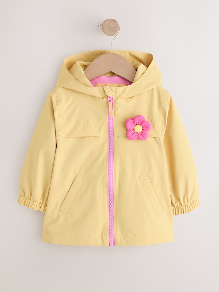 Lemon 3D Flower Waterproof Cagoule Jacket (6mths-7yrs)