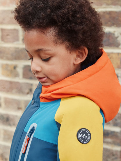 Navy Colourblock Waterproof Snowsuit (3mths-7yrs)