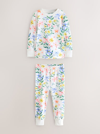 Pink/Blue Snuggle Pyjamas 3 Pack (9mths-16yrs)