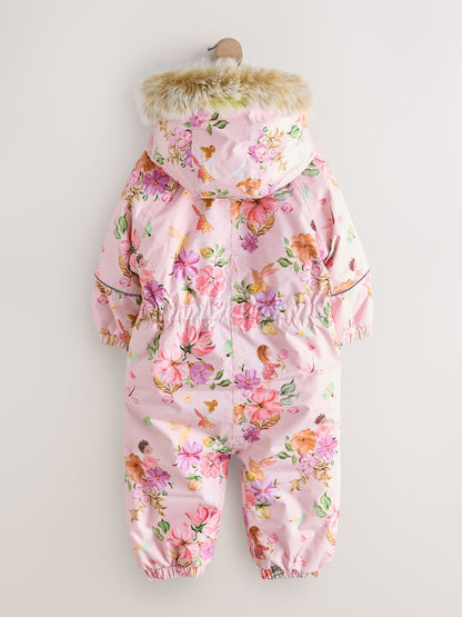 Pink Fairy Waterproof Printed Snowsuit (3mths-7yrs)