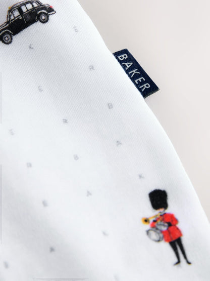 Baker by Ted Baker London Sleepsuit, Hat and Bib White Gift