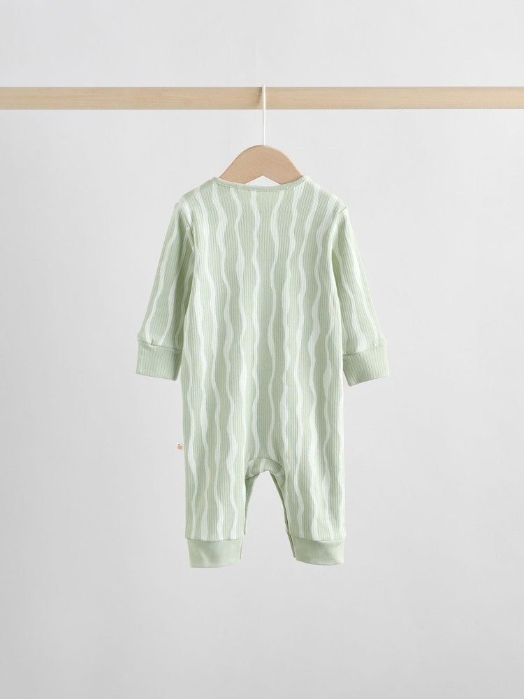 Yellow Baby Footless Character Sleepsuits 3 Pack (0mths-3yrs)