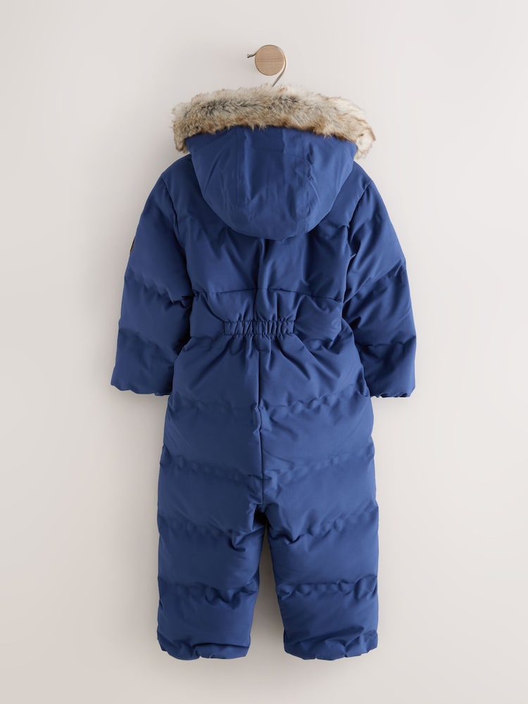 Navy Waterproof Padded Snowsuit (3mths-7yrs)