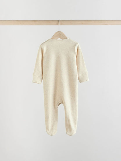 Neutral Bear Character Sleepsuits 5 Pack (0mths-2yrs)