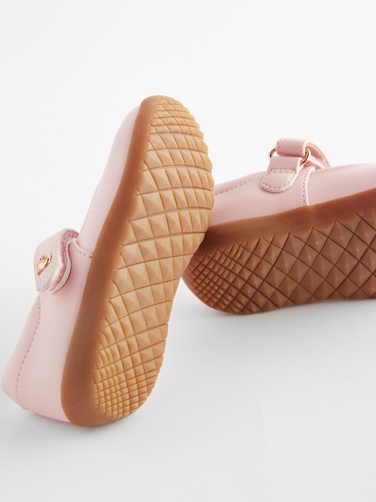 Pink Standard Fit (F) First Walker Mary Jane Shoes