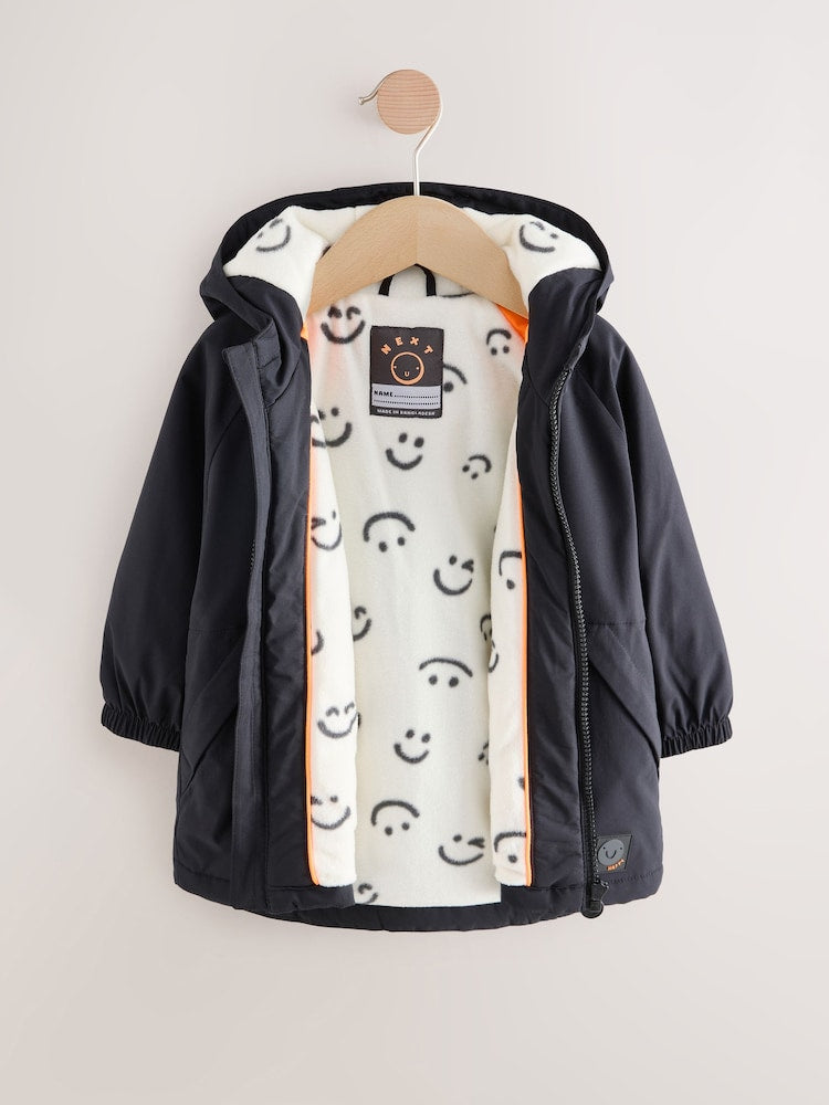 Black Shower Resistant Coat (3mths-7yrs)