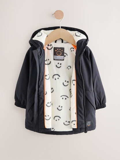 Black Shower Resistant Coat (3mths-7yrs)