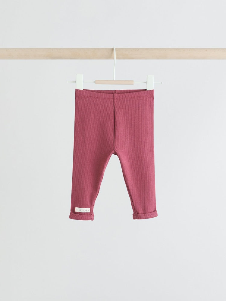 Navy/Brown Bear Tops and Leggings 6 Piece Baby Set (0mths-3yrs)