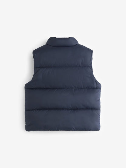 Navy Blue Padded Gilet (3mths-10yrs)