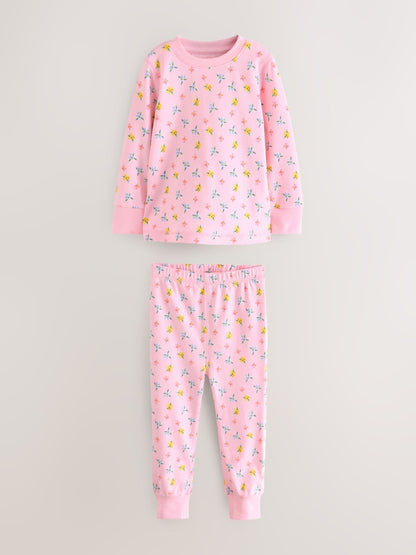 Pink/Blue Snuggle Pyjamas 3 Pack (9mths-16yrs)