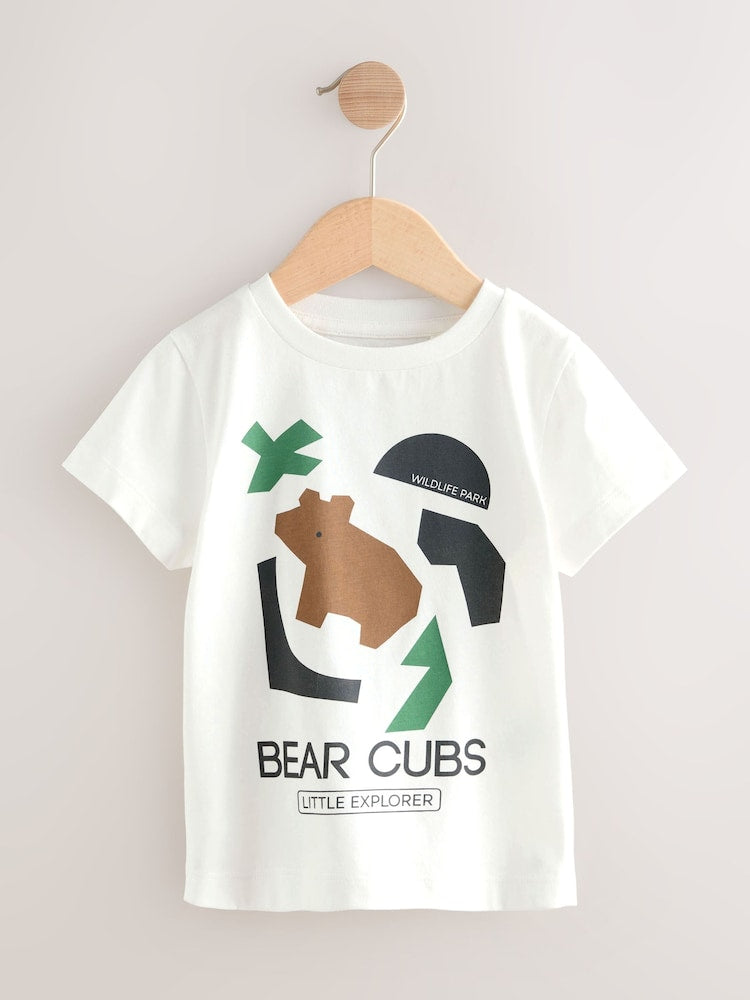 Khaki Green Hooded Overshirt and T-Shirt Set 2 Piece (3mths-7yrs)