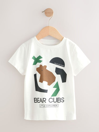 Khaki Green Hooded Overshirt and T-Shirt Set 2 Piece (3mths-7yrs)